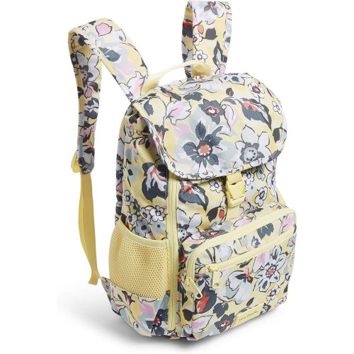  Vera Bradley womens Recycled Lighten Up Reactive Daytripper Backpack Bookbag, Sunny Garden, One Size US