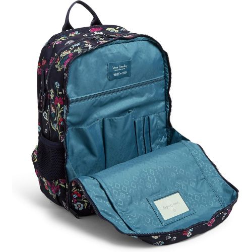  Vera Bradley Recycled Lighten Up Reactive Grand Backpack, Itsy Ditsy Floral,One Size