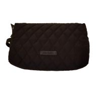 Vera Bradley Cosmetic Bag in Microfiber, Medium, Classic Black