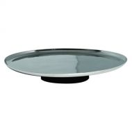 Vera Wang by Wedgwood Elements Stainless Footed 10-Inch Cake Plate