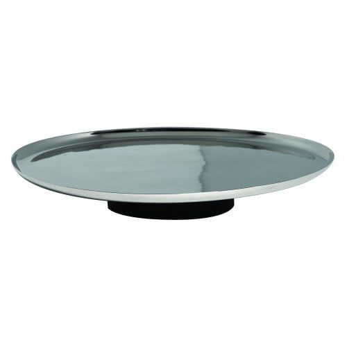  Vera Wang by Wedgwood Elements Stainless Footed 10-Inch Cake Plate