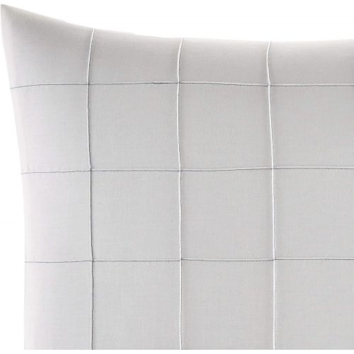  Vera Wang Shibori Grid Comforter Set, King, White