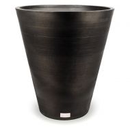 Veradek Kobo Round Pot Planter (Black, 22H x 19.5Diameter)