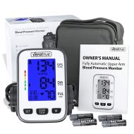 Upper Arm Blood Pressure Monitor by Veratrue - Includes: Fully Auto Monitor, Fit-All Cuff, 4AA &...