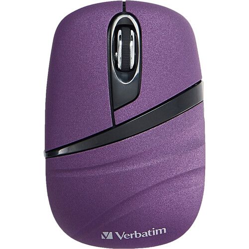  Verbatim Commuter Series Wireless Mini Travel Mouse (Purple)