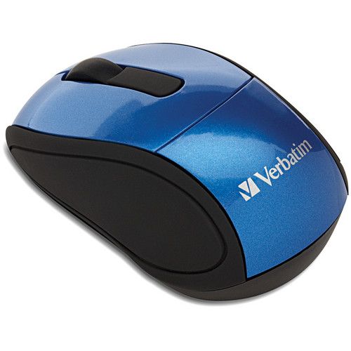  Verbatim Wireless Mini Travel Mouse - Blue