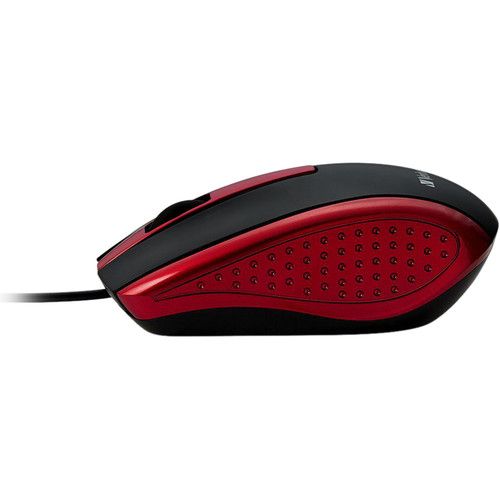  Verbatim Wired Notebook Optical Mouse (Red)