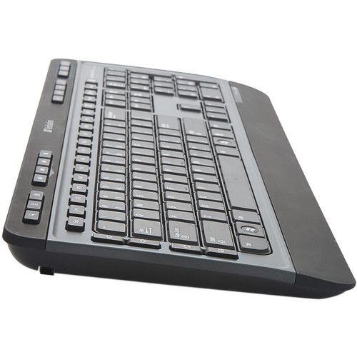  Verbatim Wireless Multimedia Keyboard and 6-Button Mouse (Black)