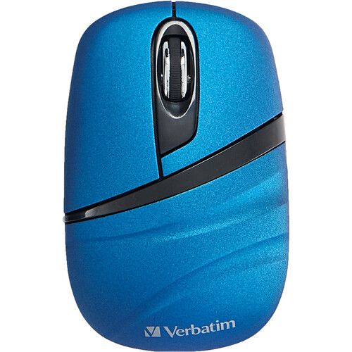  Verbatim Commuter Series Wireless Mini Travel Mouse (Blue)