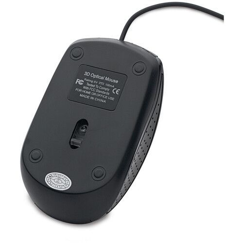  Verbatim Corded Optical Mouse (Black)