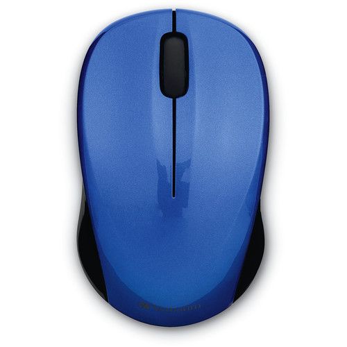 Verbatim Silent Wireless Blue Led Mouse (Blue)