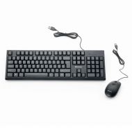 Verbatim Wired Keyboard and Mouse Bundle (Black)