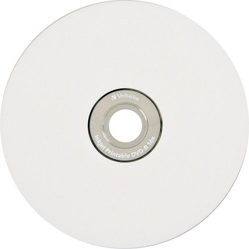  Verbatim DVD-R 4.76GB 16x White Inkjet Printable (100 Pack)