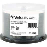 Verbatim 8.5GB DVD+R DL 8x DataLifePlus Inkjet Printable (50-Pack Spindle)