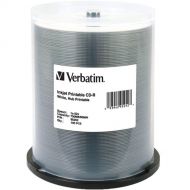 Verbatim CD-R 700MB / 80-Minute 52x Write-Once White Printable (100-Pack Spindle)