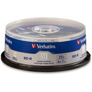 Verbatim 25GB BD-R 4x M DISC with Branded Surface (25-Pack Spindle)