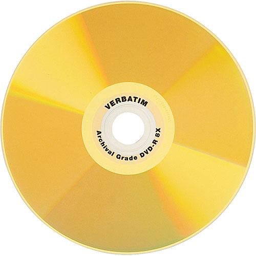  Verbatim DVD-R UltraLife Gold Archival Grade 4.7GB Recordable Disc (Spindle Pack of 50)