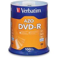 [아마존베스트]Verbatim DVD-R 4.7GB 16x AZO Recordable Media Disc - 100 Disc Spindle (FFP)
