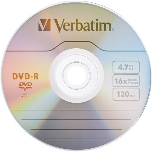  [아마존베스트]Verbatim DVD-R 4.7GB 16x AZO Recordable Media Disc - 100 Disc Spindle (FFP)