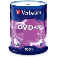 [아마존베스트]Verbatim DVD+R 4.7GB 16x AZO Recordable Media Disc - 100 Disc Spindle (FFP) - 97459