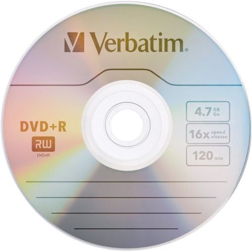  [아마존베스트]Verbatim DVD+R 4.7GB 16x AZO Recordable Media Disc - 100 Disc Spindle (FFP) - 97459