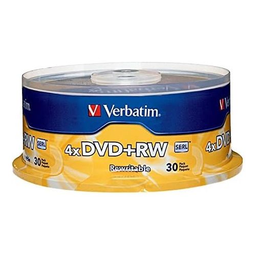  [아마존베스트]Verbatim DVD+RW 4.7GB 4X with Branded Surface - 30pk Spindle