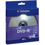 [아마존베스트]Verbatim DVD+R 4.7GB 16x Recordable Media Disc - 10 Disc Box, Purple - 97956