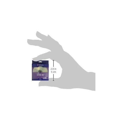  [아마존베스트]Verbatim DVD+R 4.7GB 16x Recordable Media Disc - 10 Disc Box, Purple - 97956