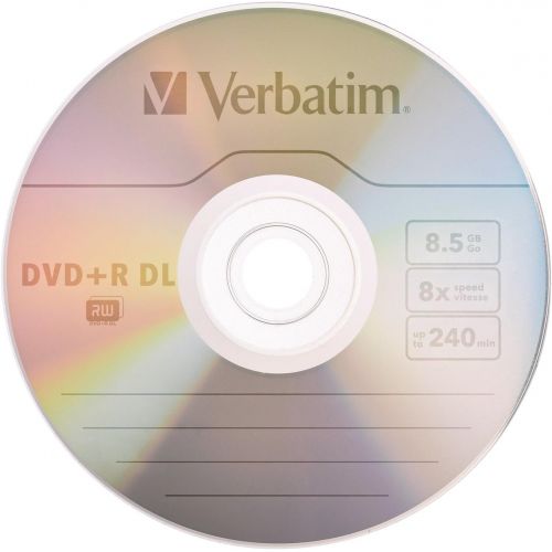  [아마존베스트]Verbatim DVD+R DL 8.5GB 8X with Branded Surface - 20pk Spindle - 95310