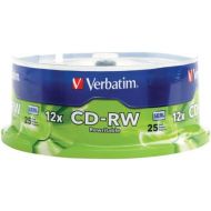 [아마존베스트]Verbatim CD-RW 700MB 2X-12X Rewritable Media Disc - 25 Pack Spindle