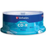 [아마존베스트]Verbatim Music CD-R 80min 40x with Branded Surface - 25pk Spindle