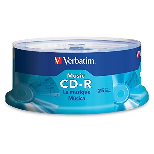  [아마존베스트]Verbatim Music CD-R 80min 40x with Branded Surface - 25pk Spindle