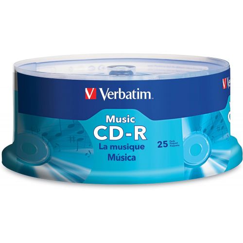  [아마존베스트]Verbatim Music CD-R 80min 40x with Branded Surface - 25pk Spindle