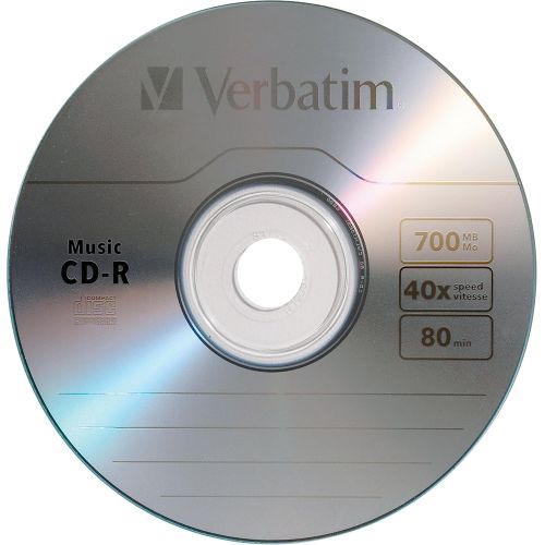  [아마존베스트]Verbatim Music CD-R 80min 40x with Branded Surface - 25pk Spindle