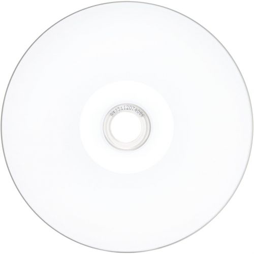  [아마존베스트]Verbatim CD-R 700MB 52X DataLifePlus White Inkjet Printable, Hub Printable - 50pk Spindle - 94755