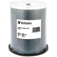 [아마존베스트]Verbatim CD-R 700MB 52X White Inkjet Printable Recordable Media Disc - 100pk Spindle