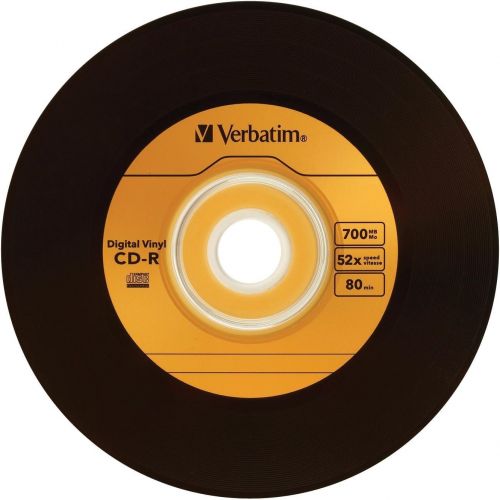  [아마존베스트]Verbatim CD-R 80min 52X with Digital Vinyl Surface - 50pk Spindle