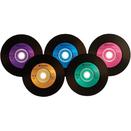  [아마존베스트]Verbatim CD-R 80min 52X with Digital Vinyl Surface - 50pk Spindle