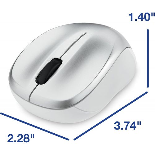  Verbatim Silent Wireless Blue LED Mouse - Silver