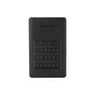 Verbatim 53401 1 TB Store n Go Secure Portable HDD with Keypad Access - Black