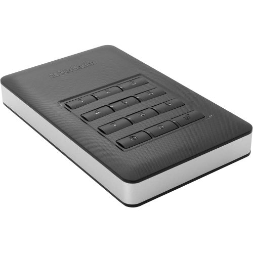  Verbatim 53401 1 TB Store n Go Secure Portable HDD with Keypad Access - Black