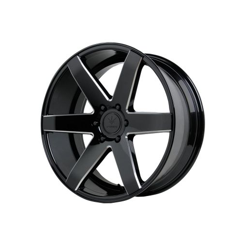  Verde Custom Wheels V24-2416331B Gloss Black ((24 x 10. inches /6 x 135 mm, 31 mm Offset) V24 Invictus Wheel With Painted