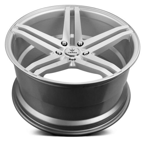  Verde Custom Wheels Parallax Silver Wheel with Machined Face (22x10.5/5x112mm)