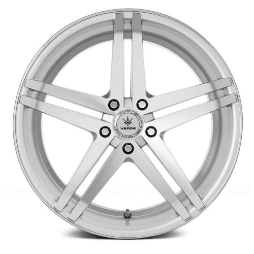  Verde Custom Wheels Parallax Silver Wheel with Machined Face (22x10.5/5x112mm)