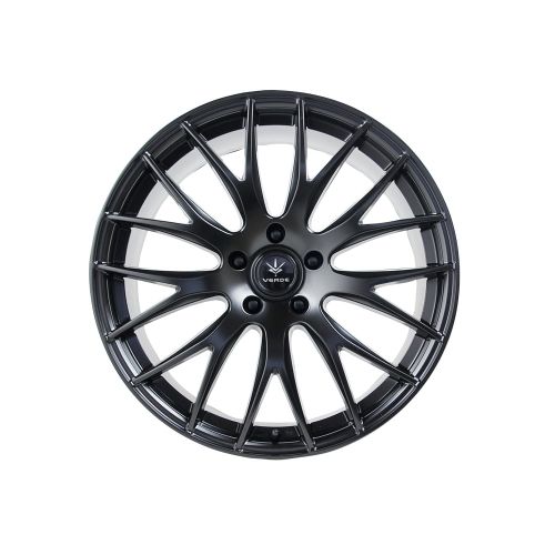  Verde Custom Wheels V27 Saga Satin Black Wheel (17x7.5/5x100mm)