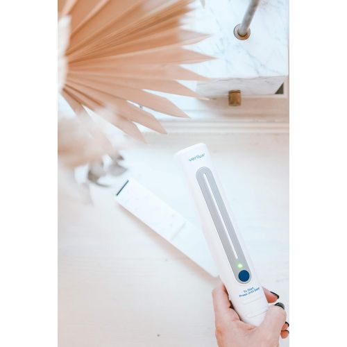  Visit the Verilux Store Verilux CleanWave Portable Sanitizing Travel Wand - UV-C Technology - Kills Germs and Bacteria