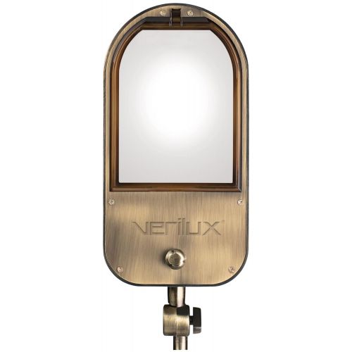  Verilux VF03FF5 Heritage Deluxe Natural Spectrum Floor Lamp, Classic All Metal Design, 53 x 10.5 x 10.5, Antiqued Brushed Brass