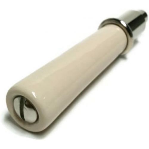  Vermont Castings Ceramic Fallaway Handle Assembly (White with Nickel Nub) 0004342