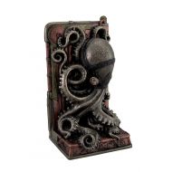 ZECKOS Steampunk Octopus Bronze Finished Single Bookend