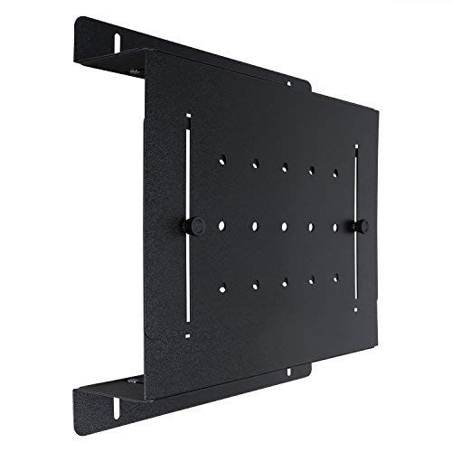  Versa Tables Universal Wall Mount CPU Holder, Mounts Most Desktop PC Sizes (Black)